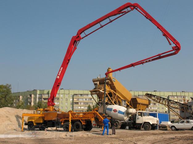 Услуги бетононасоса в г. Красноярск.