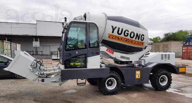Самозагружащий автобетоносмеситель Yugong SDM3000