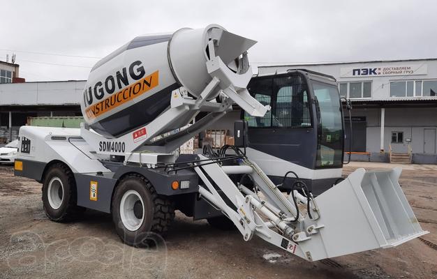Самозагружащий автобетоносмеситель Yugong SDM4000